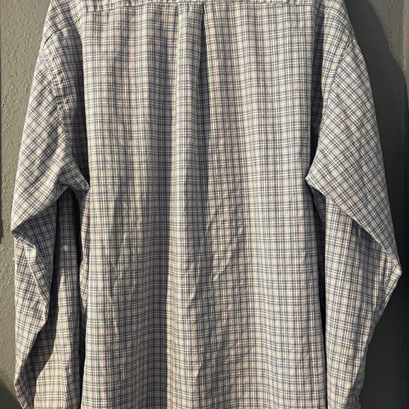 Tommy Hilfiger Plaid‎ Button Down Shirt Men’s XL Blue/Pink/White Chest Pocket - Picture 7 of 8